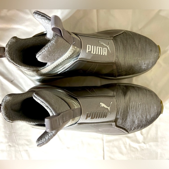 PUMA Fabulous ‘Fierce Metallic’ High Top Sneakers : Function & Fashion 🔥🔥🔥 - Picture 7 of 13
